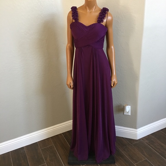 Cinderella maid of honor maxi ruffle dress quince Quinceañera - Picture 3 of 6